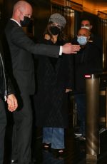 PENELOPE CRUZ Leaves NBC Studios in New York 12/15/2021
