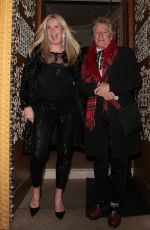 PENNY LANCASTER and Rod Stewart Leaves Annabel