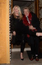 PENNY LANCASTER and Rod Stewart Leaves Annabel