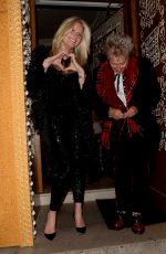 PENNY LANCASTER and Rod Stewart Leaves Annabel