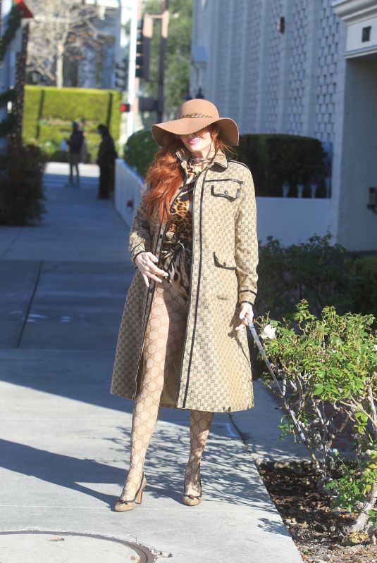 PHOEBE PRICE Out and About in Beverly Hills 12/17/2021