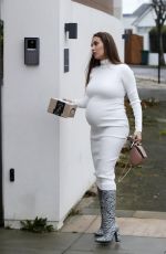 Pregnant CHLOE GOODMAN Arrives at Her Home in Brighton 12/15/2021