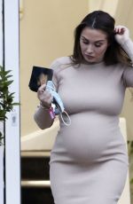 Pregnant CHLOE GOODMAN Leaves a Clinic in Brighton 11/30/2021