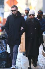 Pregnant JENNIFER LAWRENCE and Cooke Maroney Out in New York 12/13/2021