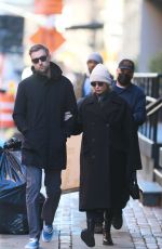 Pregnant JENNIFER LAWRENCE and Cooke Maroney Out in New York 12/13/2021