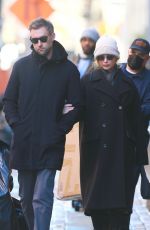 Pregnant JENNIFER LAWRENCE and Cooke Maroney Out in New York 12/13/2021