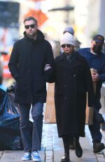 Pregnant JENNIFER LAWRENCE and Cooke Maroney Out in New York 12/13/2021