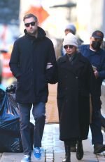 Pregnant JENNIFER LAWRENCE and Cooke Maroney Out in New York 12/13/2021