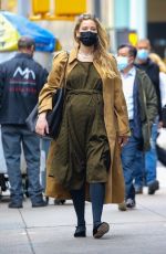 Pregnant JENNIFER LAWRENCE and Cooke Maroney Out in New York 12/17/2021