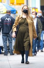 Pregnant JENNIFER LAWRENCE and Cooke Maroney Out in New York 12/17/2021
