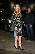 Pregnant JENNIFER LAWRENCE Arrives at Late Show with Stephen Colbert in New York 12/06/2021