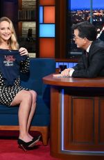 Pregnant JENNIFER LAWRENCE at Late Show with Stephen Colbert 12/06/2021