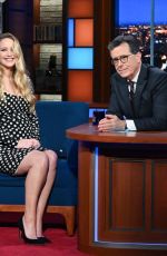 Pregnant JENNIFER LAWRENCE at Late Show with Stephen Colbert 12/06/2021