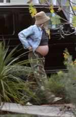 Pregnant JESSICA HART Out and About in Los Angeles 12/03/2021