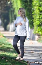 Pregnant MIA GOTH Out in Pasadena 12/04/2021