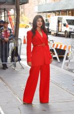 PRIYANKA CHOPRA Arrives at ABC Studios in New York 12/16/2021