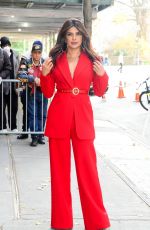 PRIYANKA CHOPRA Arrives at ABC Studios in New York 12/16/2021