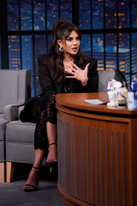 PRIYANKA CHOPRA at Late Night with Seth Meyers 12/16/2021