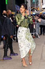 PRIYANKA CHOPRA Leaves Good Morning America Studios in New York 12/16/2021
