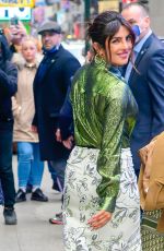 PRIYANKA CHOPRA Leaves Good Morning America Studios in New York 12/16/2021