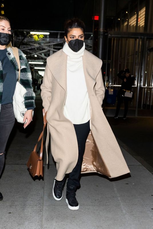 PRIYANKA CHOPRA Out and About in New York 12/15/2021