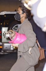 PRIYANKA CHOPRA Out with Her Dog in New York 12/15/2021