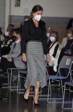 QUEEN LETIZIA OF SPAIN at Annual Meeting of Directors of Centers of Instituto Cervantes in Madrid 12/20/2021