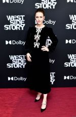 RACHEL BROSNAHAN at West Side Story Premiere in New York 11/30/2021