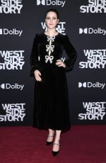 RACHEL BROSNAHAN at West Side Story Premiere in New York 11/30/2021