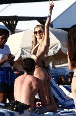 RACHEL GILLBERT in Bikini at a Beach in Miami 12/03/2021