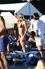 RACHEL GILLBERT in Bikini at a Beach in Miami 12/03/2021