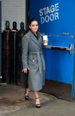 RACHEL ZEGLER Arrives at Good Morning America in New York 12/01/2021