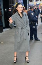 RACHEL ZEGLER Arrives at Good Morning America in New York 12/01/2021