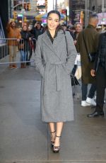 RACHEL ZEGLER Leaves Good Morning America Studios in New York 12/02/2021