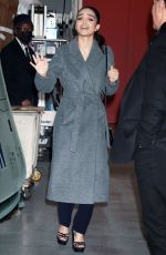 RACHEL ZEGLER Leaves Live with Kelly and Ryan in New York 12/01/2021