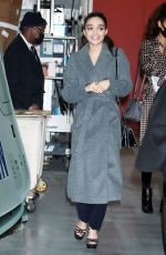 RACHEL ZEGLER Leaves Live with Kelly and Ryan in New York 12/01/2021