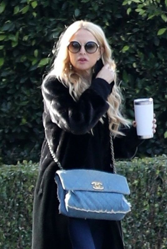 RACHEL ZOE Out with Her Coffee in Brentwood 12/20/2021