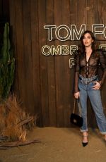 RAINE QUALLEY at Tom Ford Ombre Leather Parfum Launch in West Hollywood 12/02/2021