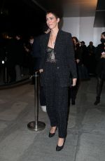 REBECCA HALL Arrives at 2021 Museum of Modern Art Film Benefit Gala in New York 12/14/2021