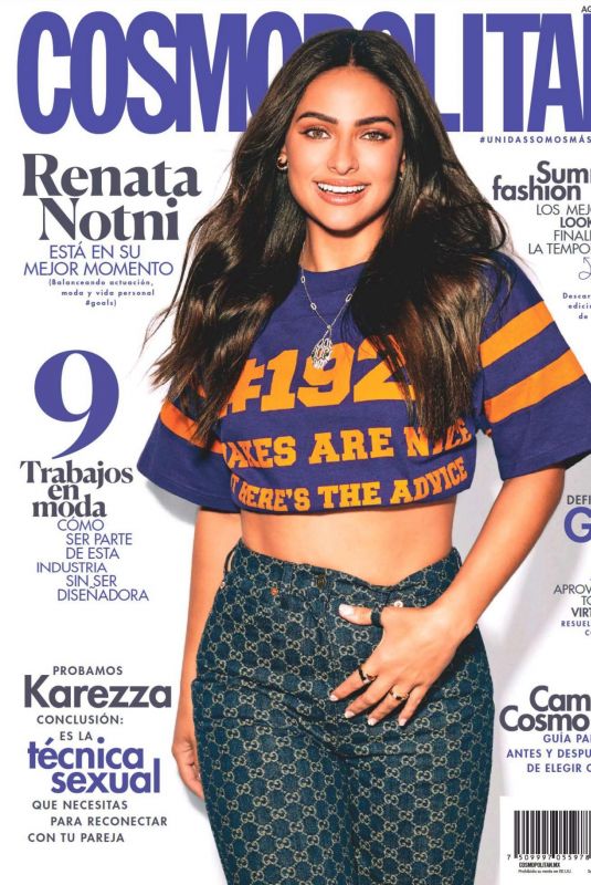 RENATA NOTNI in Cosmopolitan Magazine, Mexico August 2021
