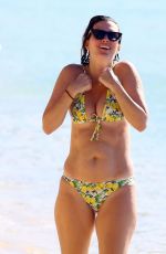 RHEA DURHAM in Bikini on Beach in Barbados 12/28/2021