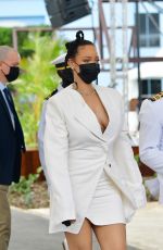 RIHANNA Accepts National Hero Insignia at Barbados Republican Celebrations in Bridgetown 11/30/2021