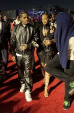 RIHANNA and Asap Rocky Arrives at Louis Vuitton Party at Art Basel in Miami Beach 11/30/2021