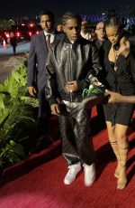 RIHANNA and Asap Rocky Arrives at Louis Vuitton Party at Art Basel in Miami Beach 11/30/2021