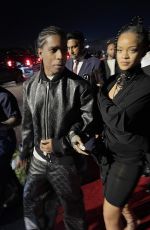 RIHANNA and Asap Rocky Arrives at Louis Vuitton Party at Art Basel in Miami Beach 11/30/2021