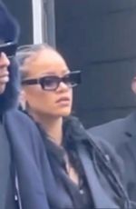 RIHANNA and Asap Rocky at Memorial for Virgil Abloh at Chicago