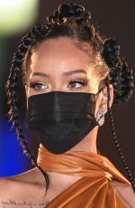 RIHANNA at Presidential Inauguration Ceremony at Heroes Square in Bridgetown 11/30/2021