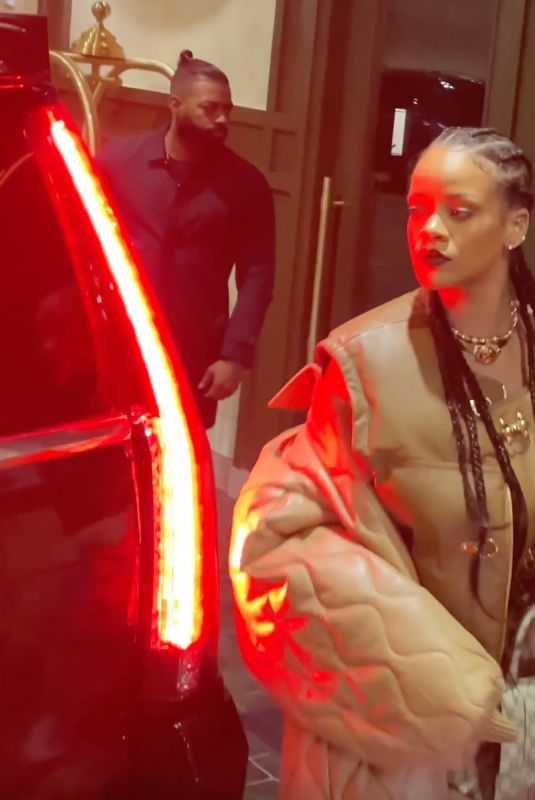 RIHANNA Leaves Cipriani in New York 12/06/2021
