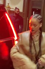 RIHANNA Leaves Cipriani Restaurant in New York 12/05/2021