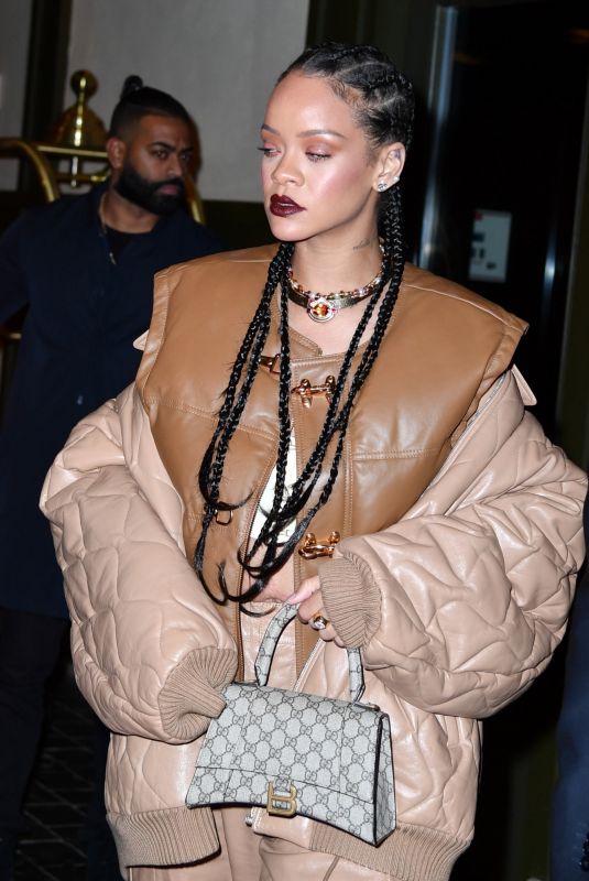 RIHANNA Leaves Cipriani Restaurant in New York 12/05/2021